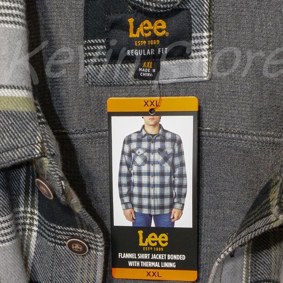 shirt jacket bonded with thermal lining Lee - Picture 7 of 9